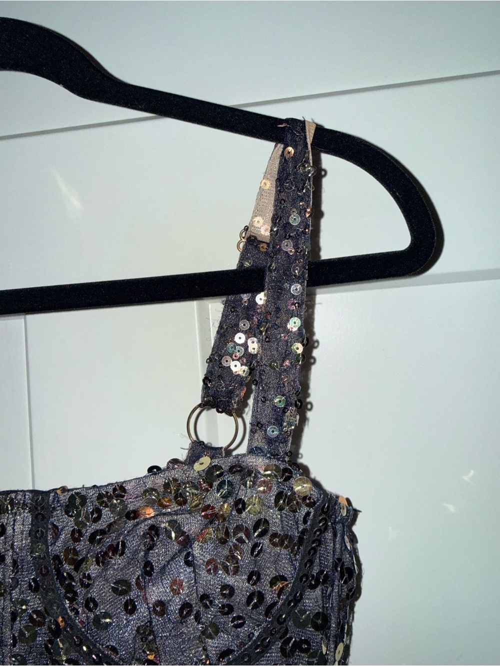 Bronx and Banco Midnight Noir Gown in Gold & Black XS - Picture 5 of 12